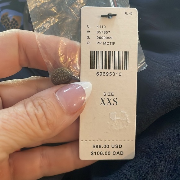 Anthropologie Sleeveless Halter Tank Multicolor Lined size XXS (0) Feminine NEW - Picture 12 of 14